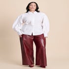 Poet Sleeve Button Up Shirt image number null