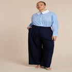 Double Collared Button Up Top image number null
