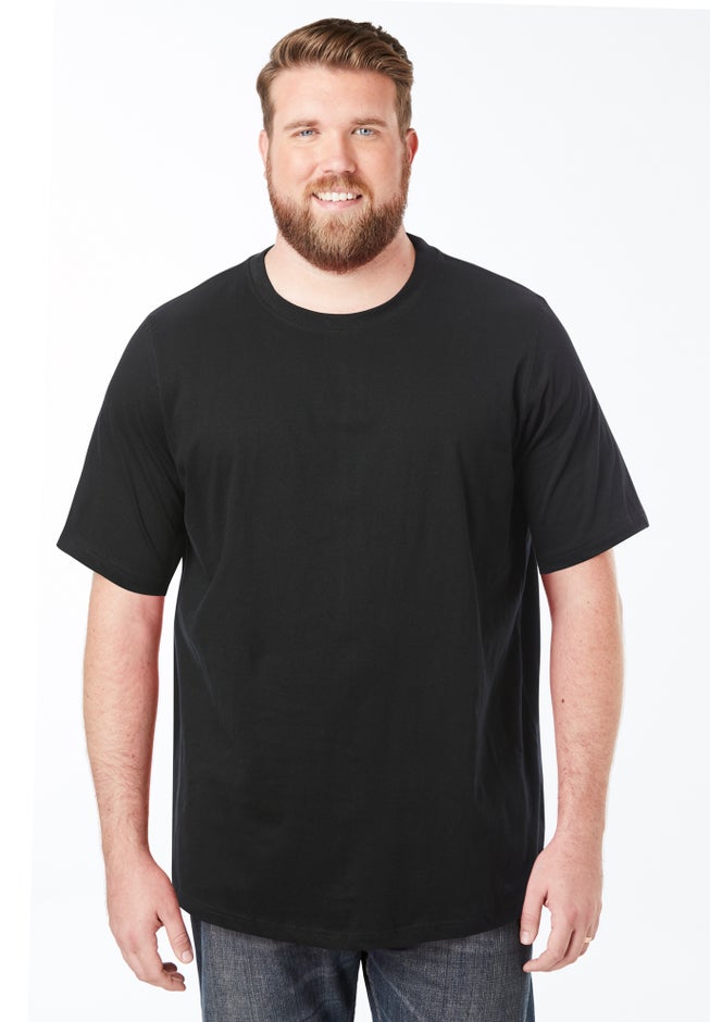 Shrink-Less&trade; Lightweight Crewneck T-Shirt image number 1
