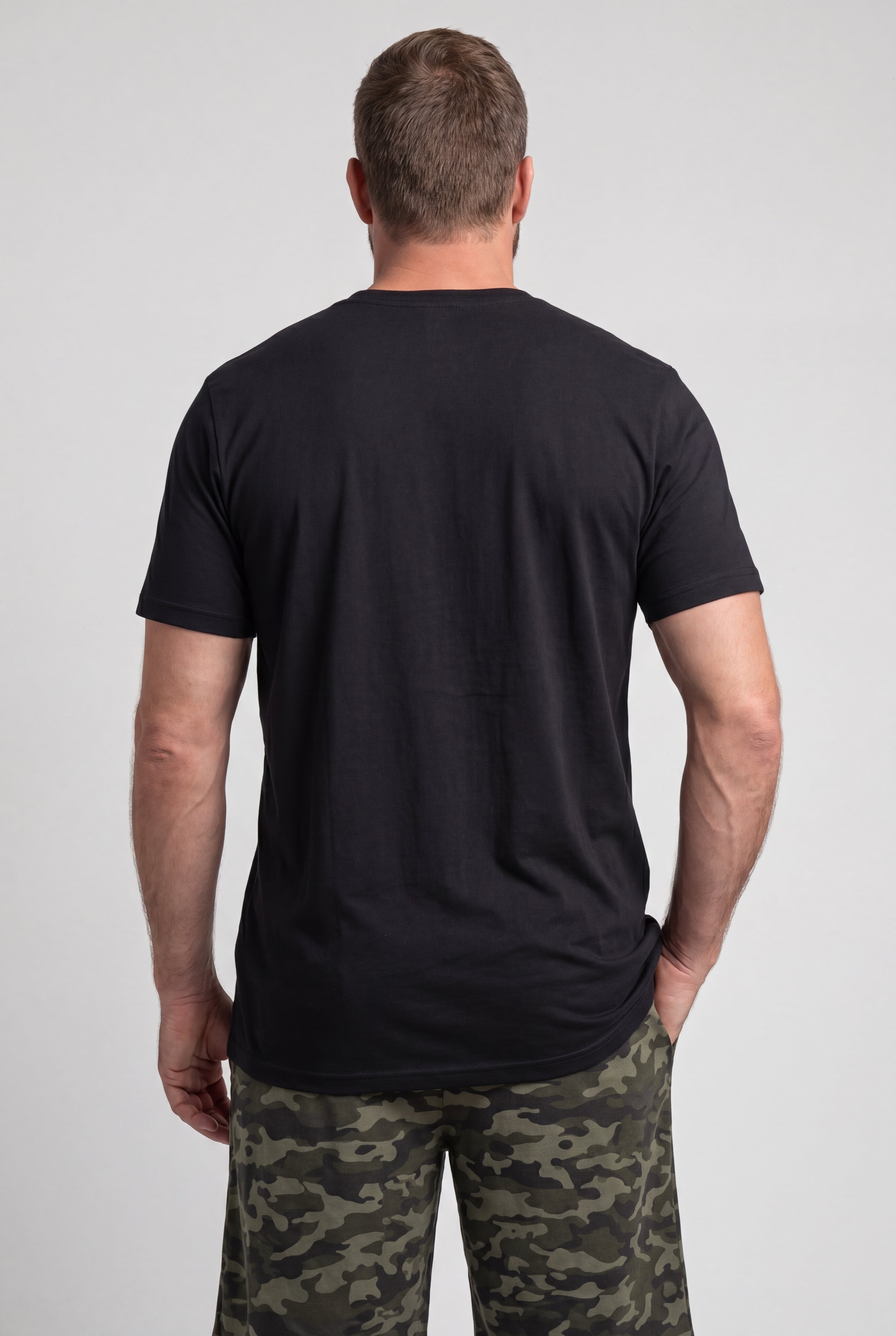 Shrink-Less&trade; Lightweight Crewneck T-Shirt image number 3