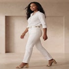 Classic Cotton Denim Straight-Leg Jean image number 2