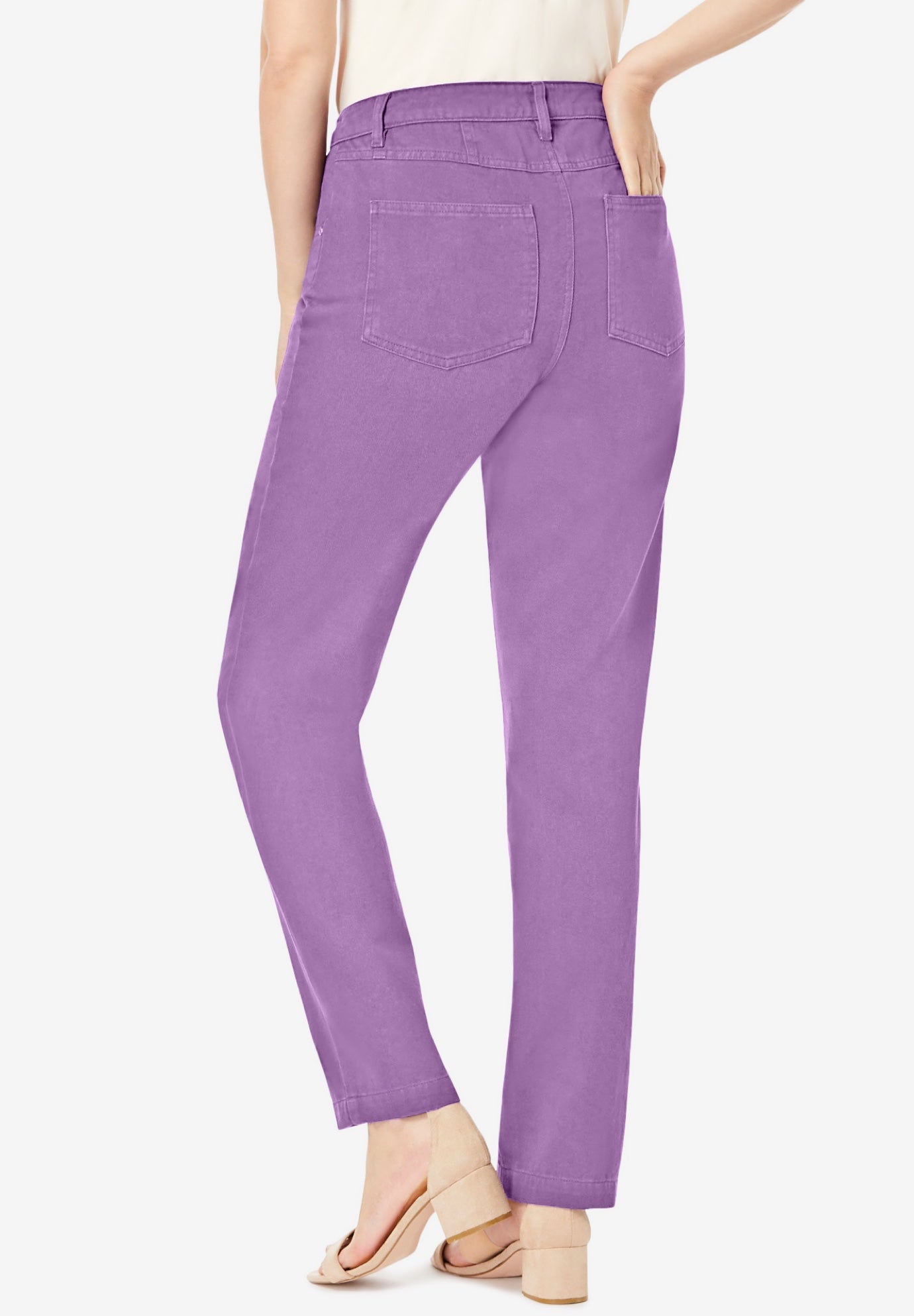 Classic Cotton Denim Straight-Leg Jean image number 1