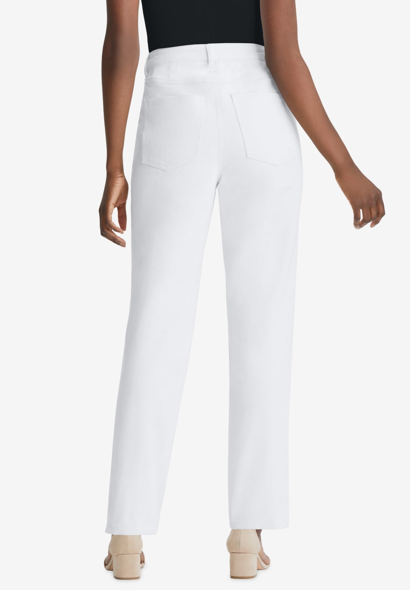 Classic Cotton Denim Straight-Leg Jean image number 1