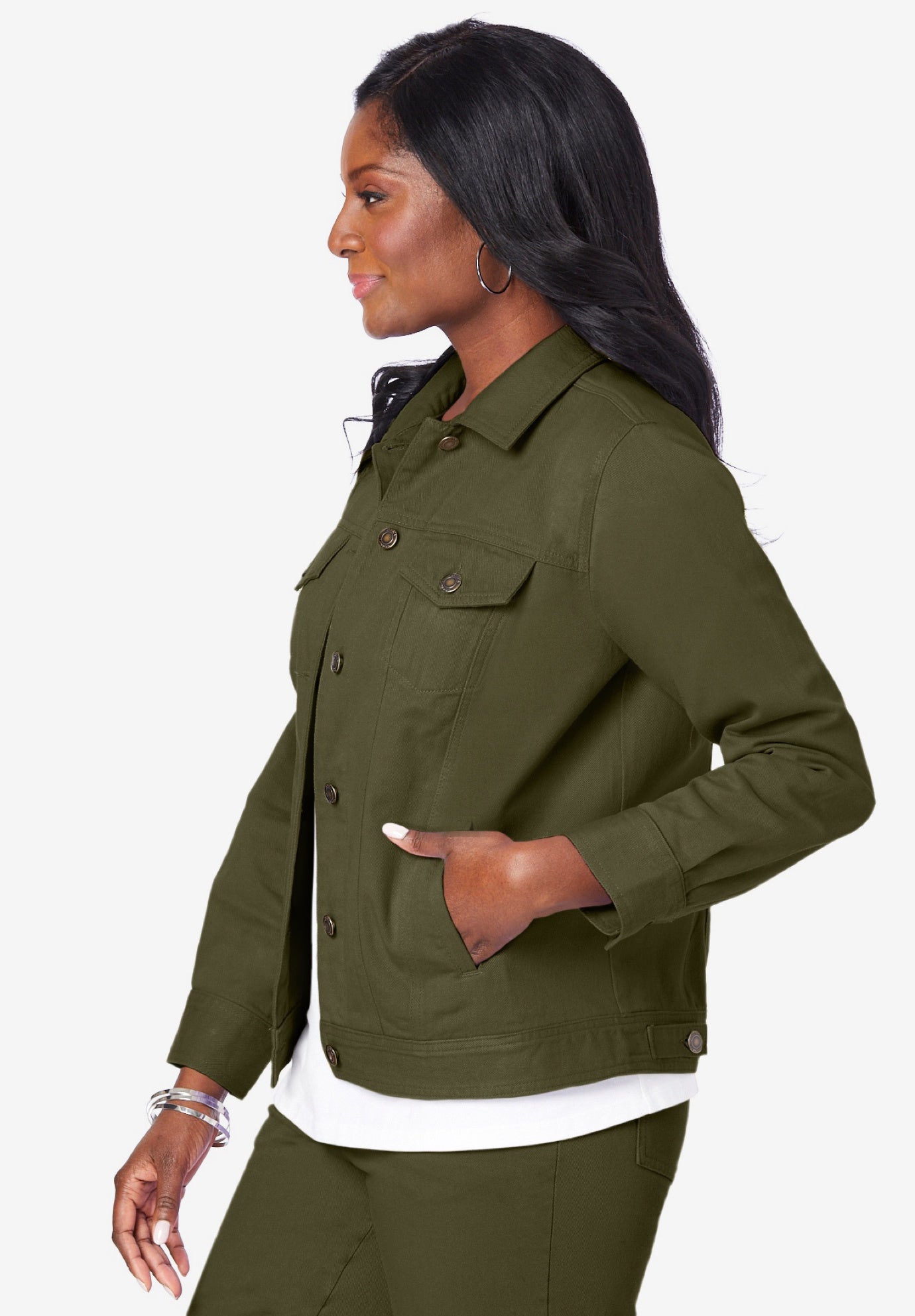 Classic Cotton Denim Jacket image number 2