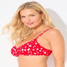 Shirred Scoop Underwire Bikini Top image number 2