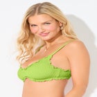 Crinkle Lettuce Trim Bikini Top image number 2