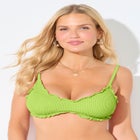 Crinkle Lettuce Trim Bikini Top image number 3