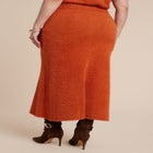 Fuzzy Maxi Sweater Skirt image number null