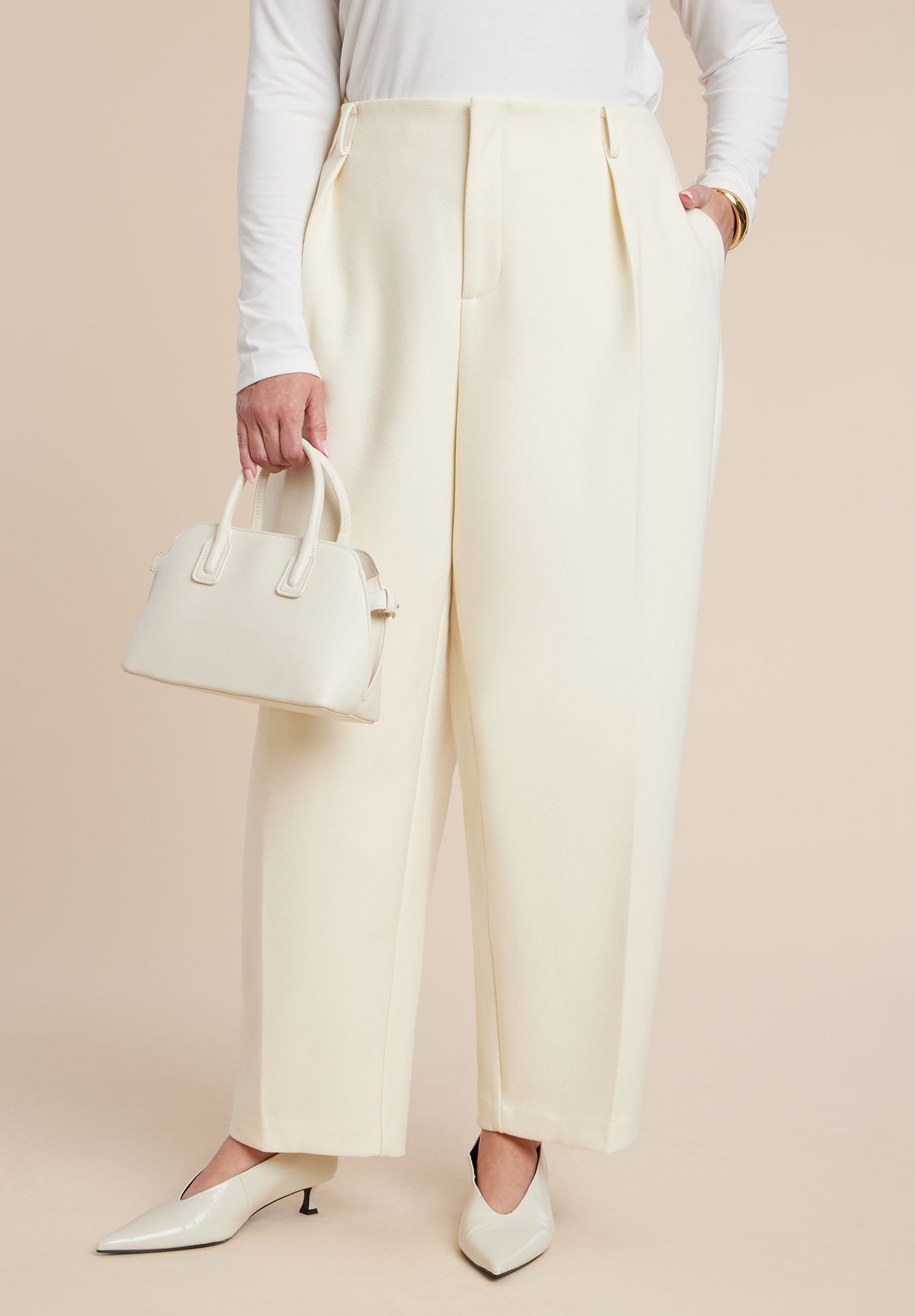 Rounded Barrel Leg Pant image number 1