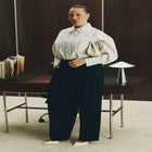 Pleated Straight Leg Trouser image number null