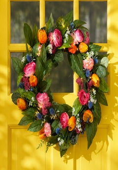  Pre-Lit Botanical Bliss 24&rdquo; Wreath