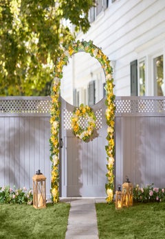 Pre-Lit Citrus Grove 6' Garland 
