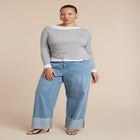 Layered Long Sleeve Top image number null