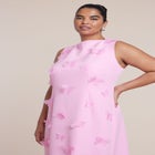 Applique Column Dress image number null