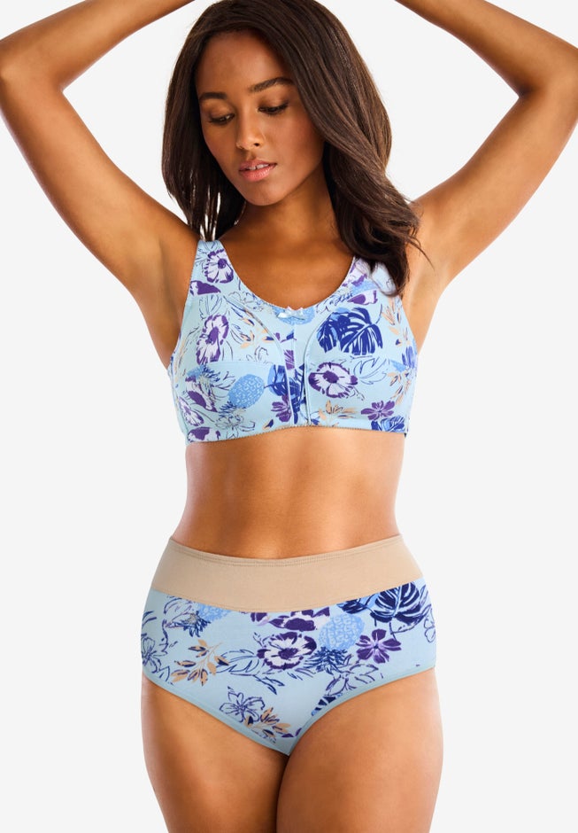 3-Pack Cotton Wireless Bra image number 6