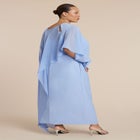Flowy Sheer Cape Dress image number 3