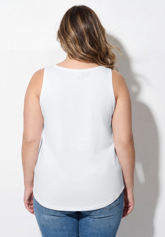 Graphic Tank Tunic image number 3