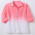 Ombr&eacute; Long-Sleeve Tunic image number 1