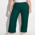 Wide-Leg Texture Knit Pant image number 0