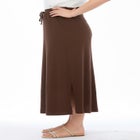 Cotton Gauze A-Line Midi Skirt image number 2