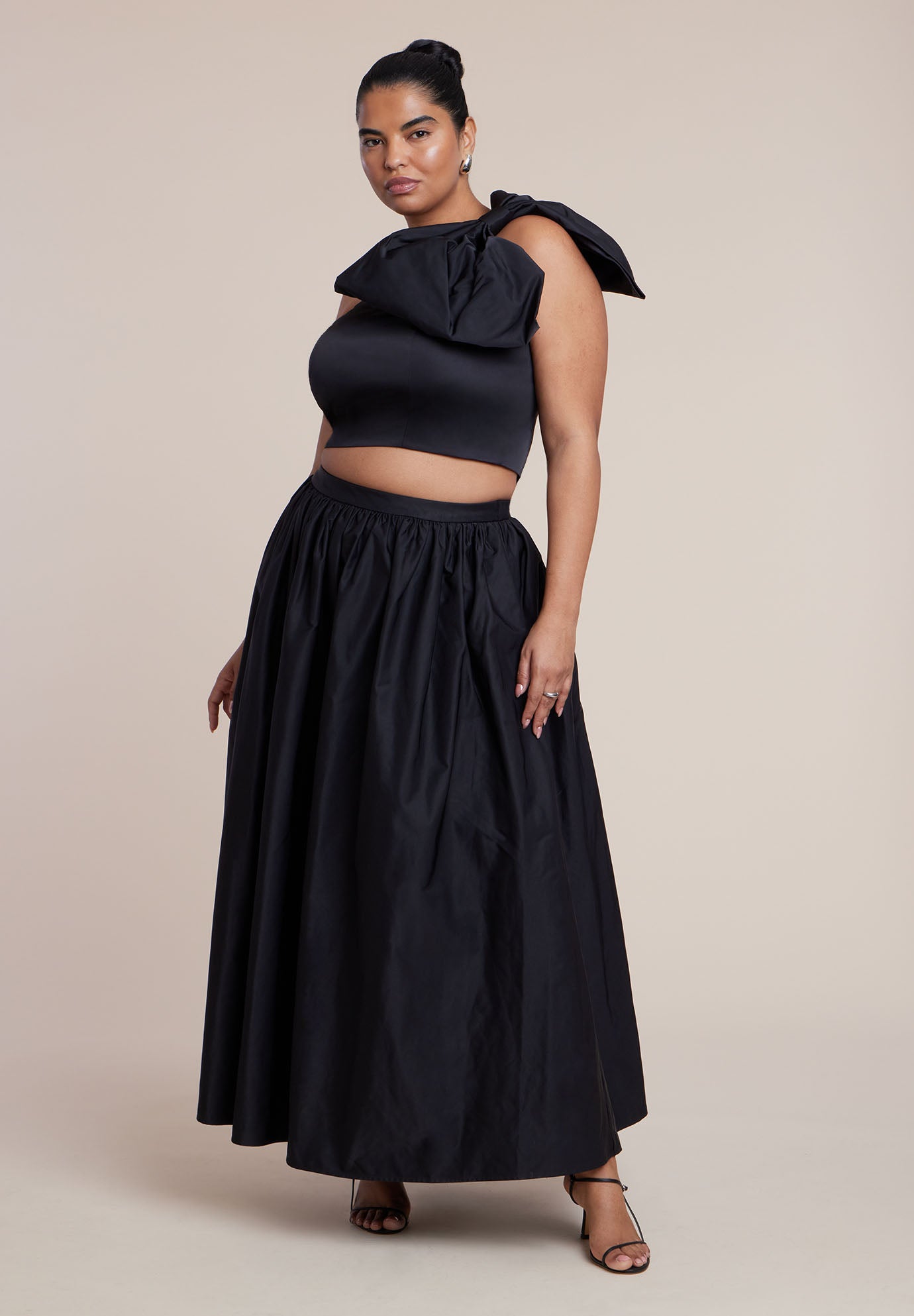 Taffeta Full Maxi Skirt image number 1