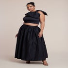Taffeta Full Maxi Skirt image number 1