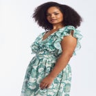 Ruffled Chiffon Maxi Dress image number 5