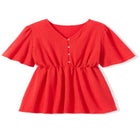 Texture Half Button Front Tunic image number null