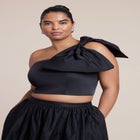 Crop Top With Large Bow image number null