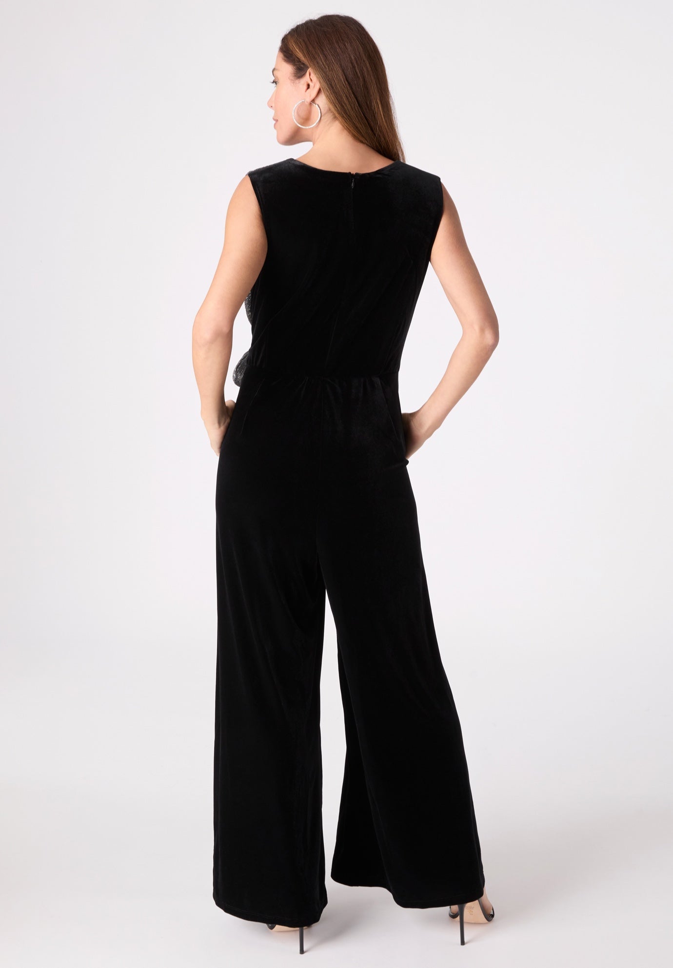 Lurex and Velvet Jumpsuit image number 1