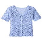 Crochet V-Neck Cardigan image number 4