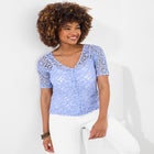 Crochet V-Neck Cardigan image number 0
