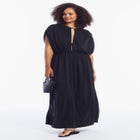 Braid-Trim Maxi Dress image number null