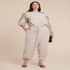 Jumpsuit With Cord Tie image number null