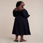 Long Sleeve Smocked Maxi Dress image number null