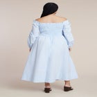 Long Sleeve Smocked Maxi Dress image number null