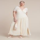 Twist Detail Pleated Chiffon Dress image number 0
