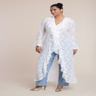 Lace Ruffle Duster image number 2