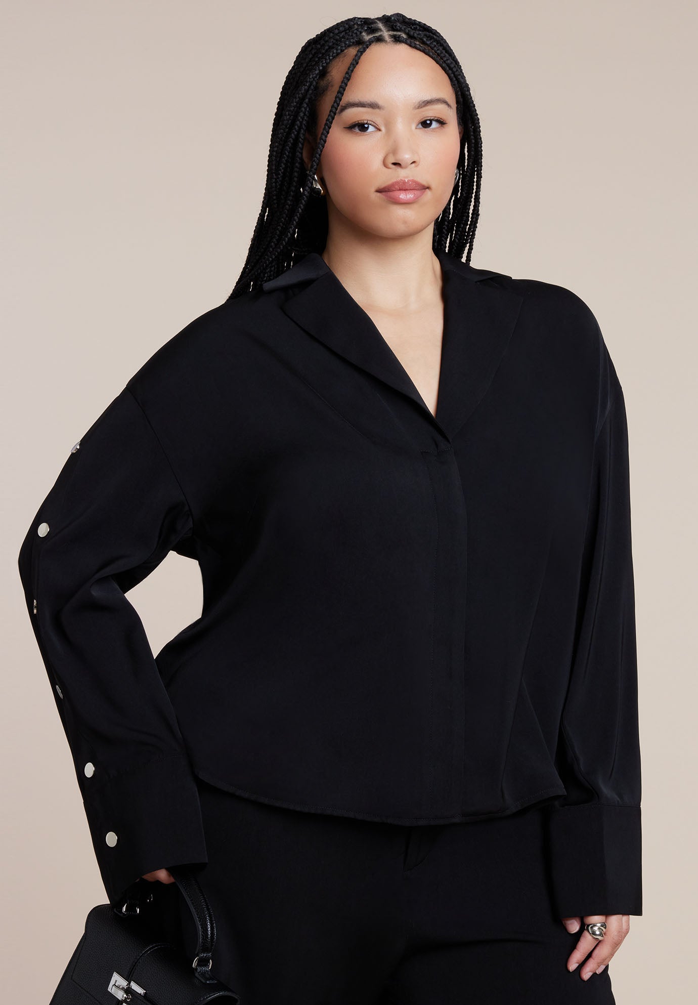 Button Sleeve Top image number 0