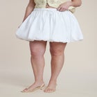 Bubble Hem Mini Skirt image number null