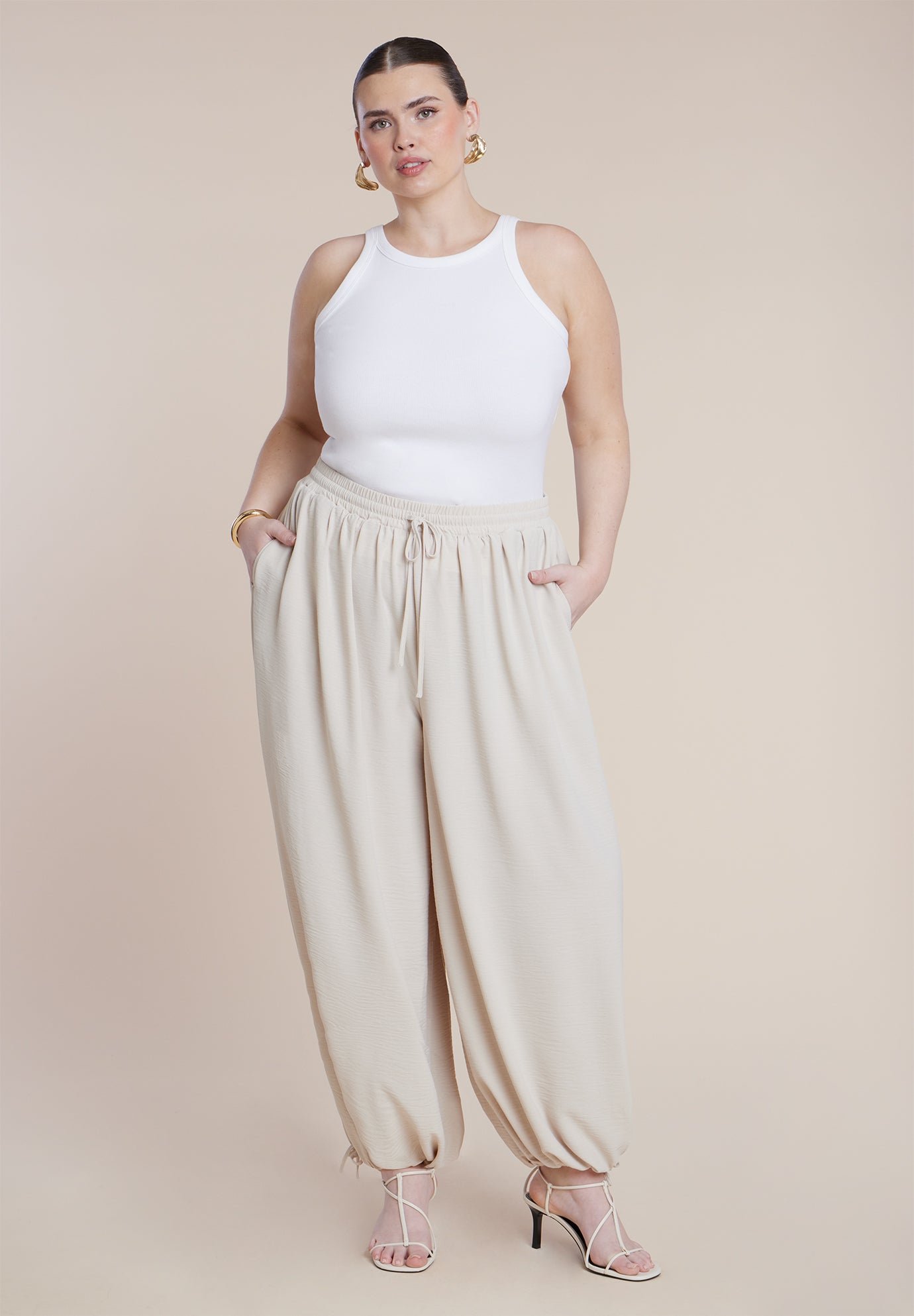 Drawstring Balloon Pant image number 0