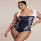 Tie Strap One Piece-Petal Arches image number null