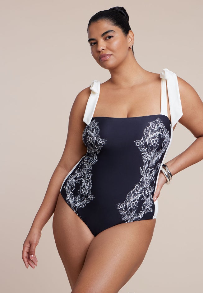 Tie Strap One Piece-Petal Arches image number 1