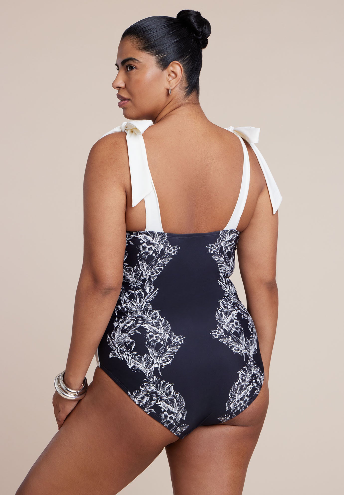 Tie Strap One Piece-Petal Arches image number 2