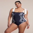 Tie Strap One Piece-Petal Arches image number null