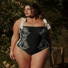 Tie Strap One Piece-Petal Arches image number null