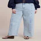 Snap Front Midrise Jean image number 1