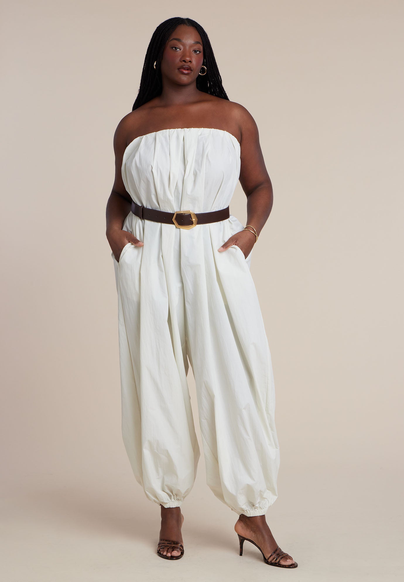 Belted Balloon Jumpsuit image number 3