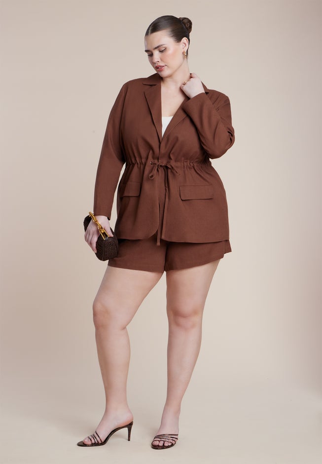 Pull On Linen Short image number 2