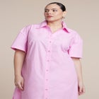 Short Sleeve Maxi Shirt Dress image number 2